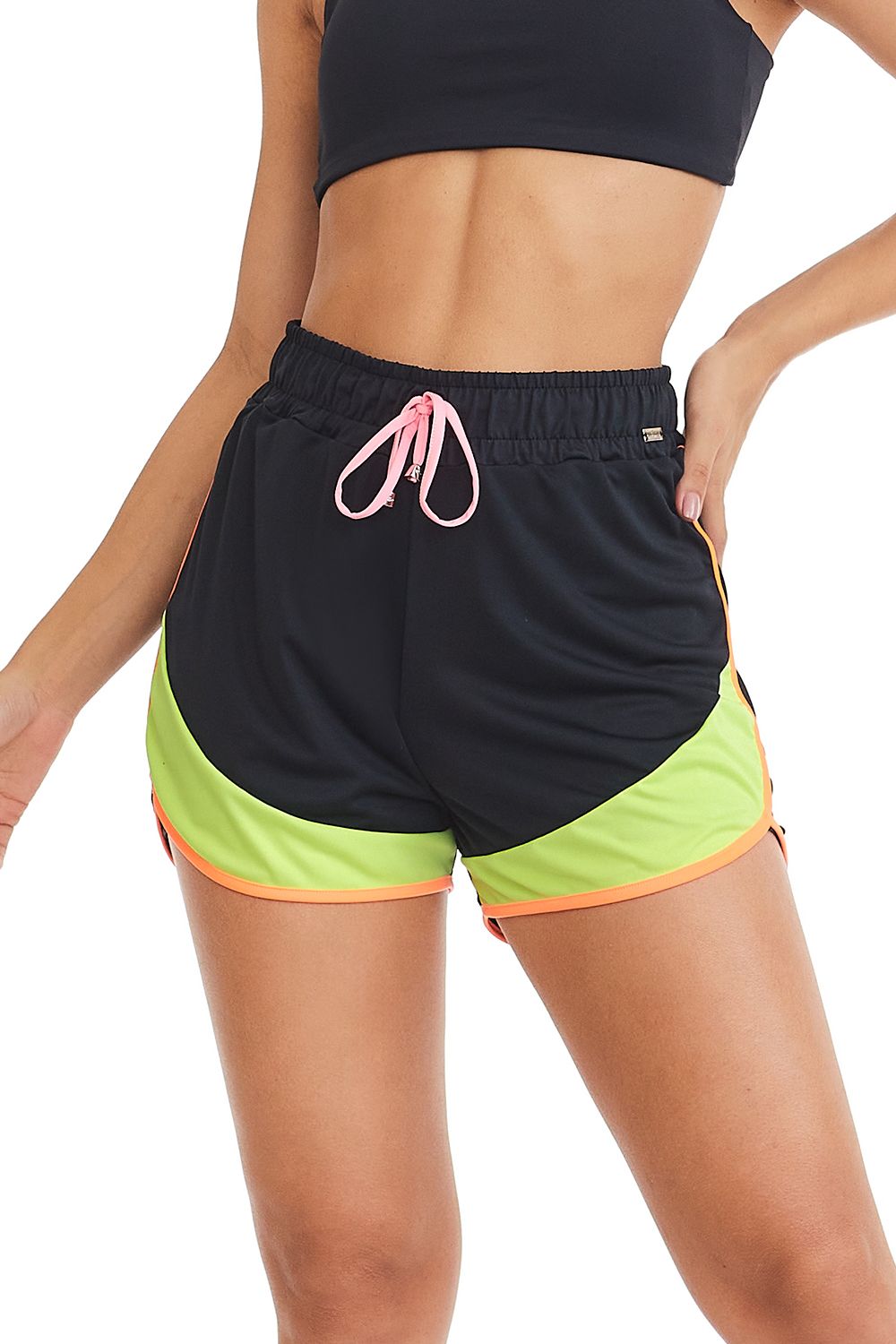 Short Brave Black/Neon