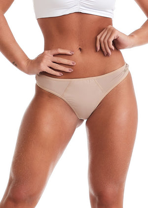 Thong Under Fit Comfort Nude