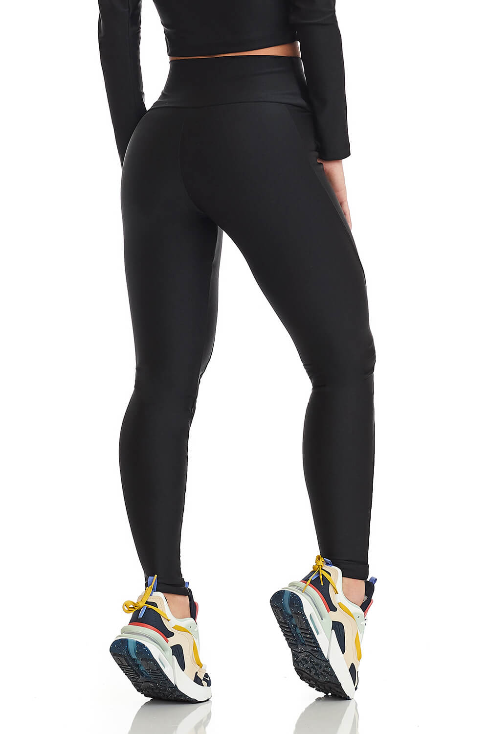 Legging Fashion Zipper Black