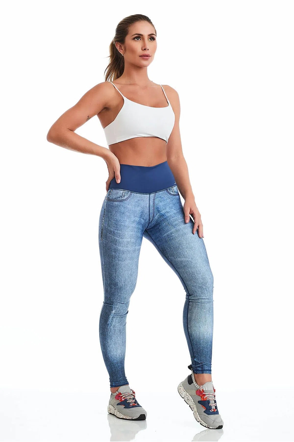 Legging Double Face Jeans