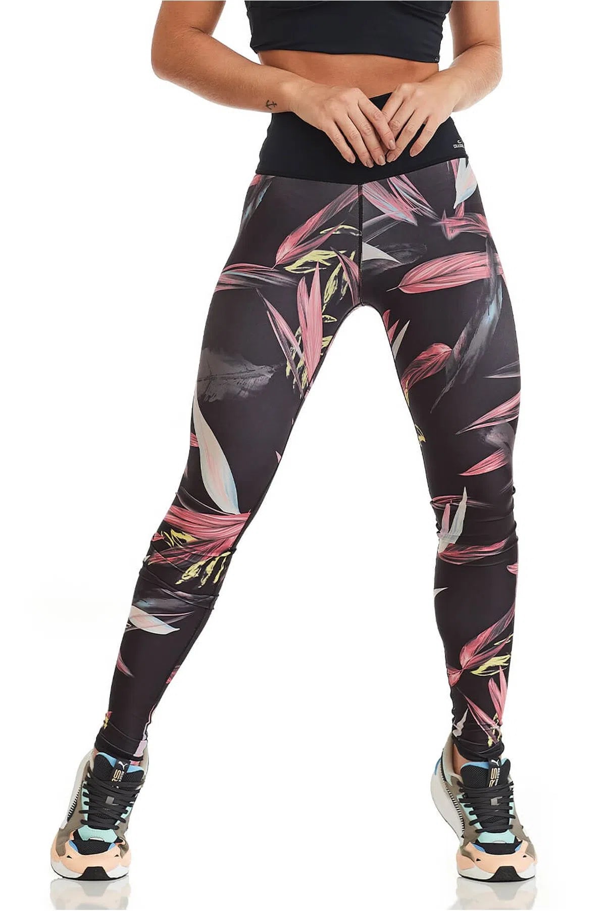 Legging Double Face Flower