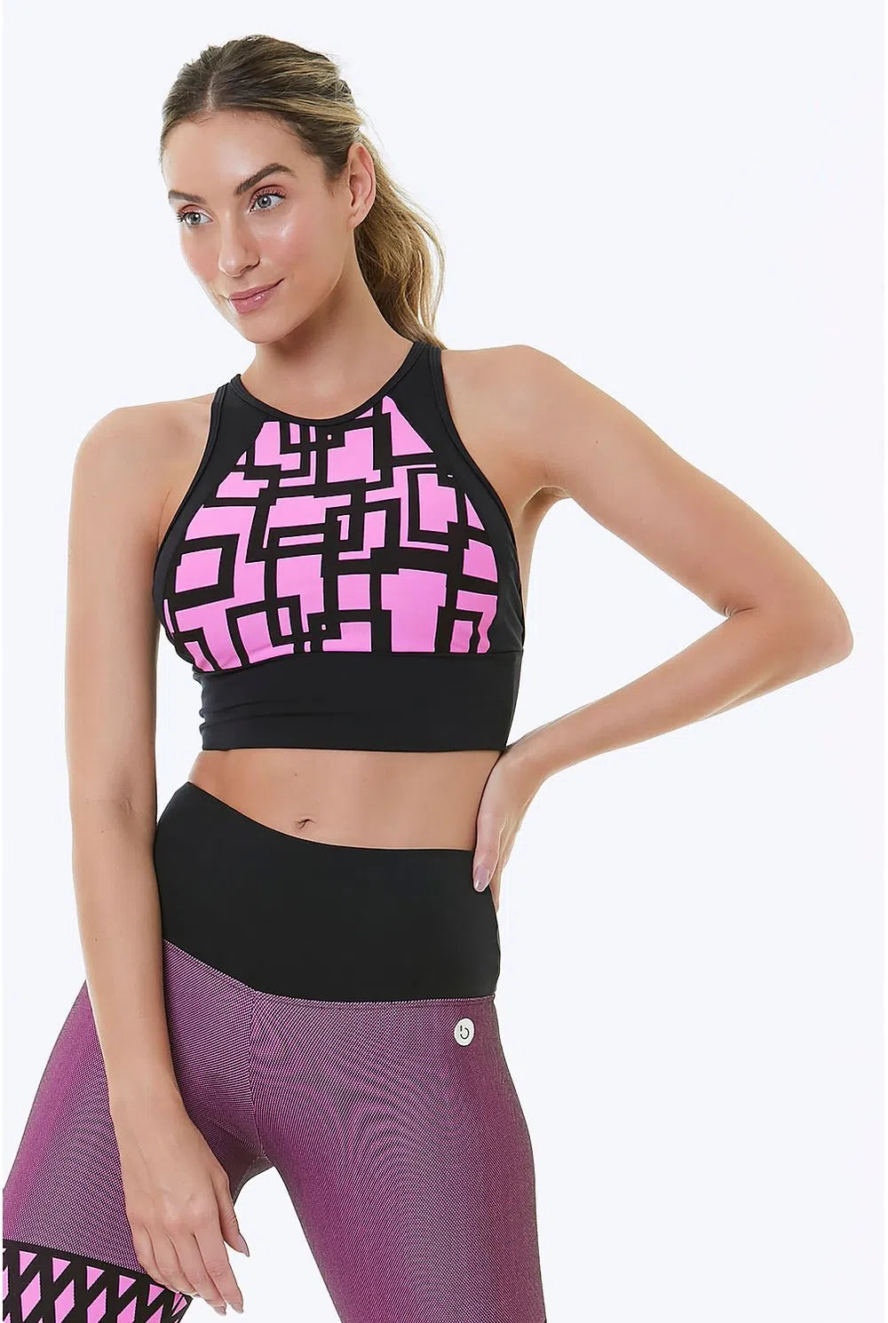 Cropped Square Pink Neon