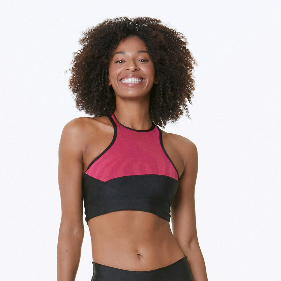 Cropped Desire Magenta/Black