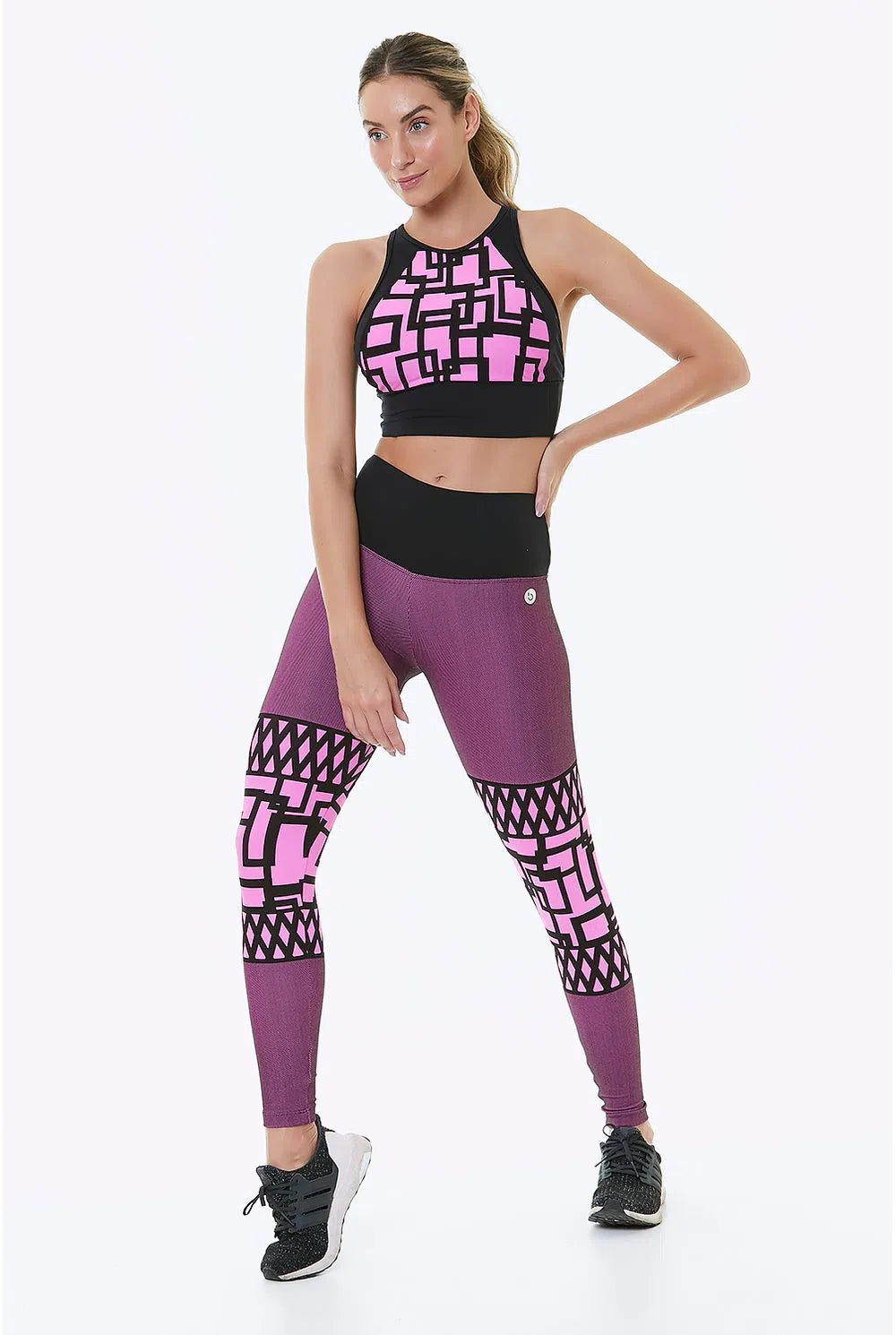 Set Square Pink Neon
