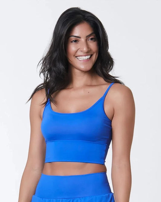 Cropped Pink Royal Blue Curvy