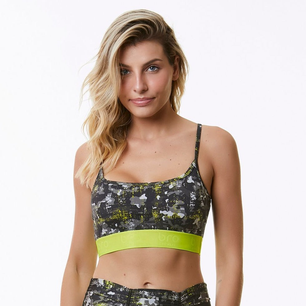 Top Batalha Black/Green