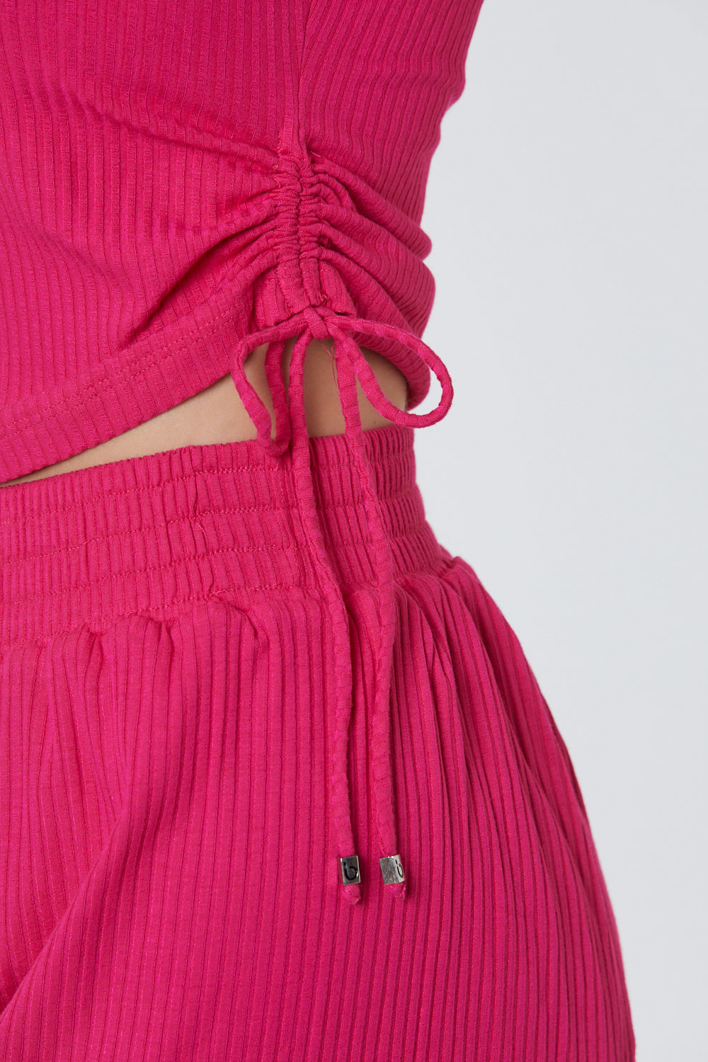 Cropped Casual Emotion Pink