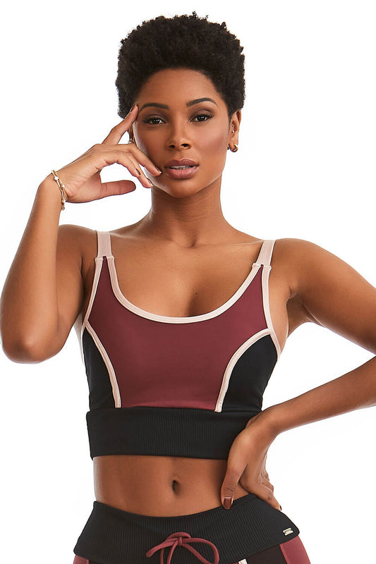 Top Emana Emotion Burgundy