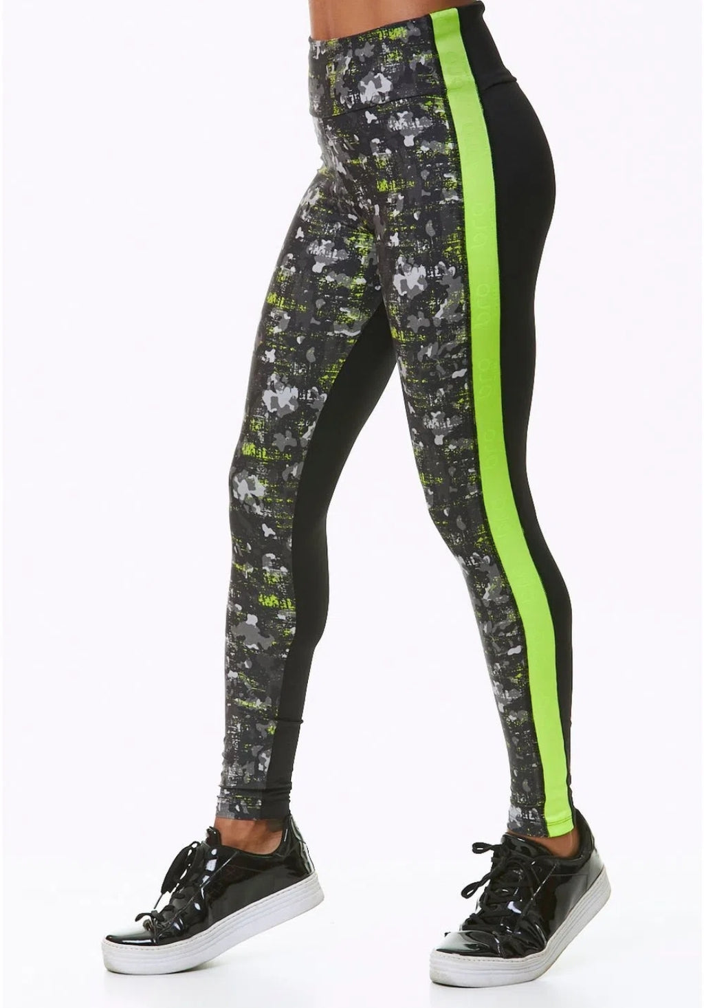 Legging Batalha Black/Green