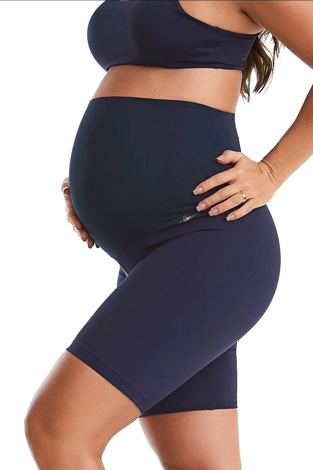 Bermuda Maternity Blue