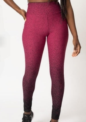 Legging Life Ombre Burgundy